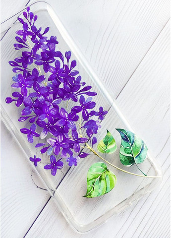 Прозорий чохол на Xiaomi Redmi Note 9T/Redmi Note 9 5G:: Гілочка бузку (принт 280) Creative (360707665)