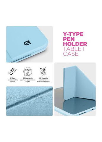 Чохол до планшета Y-Type PEN Samsung Galaxy Tab S9+ / S9 FE+ / S10+ Blue (ARM85525) ArmorStandart Y-Type PEN Samsung Galaxy Tab S9+ / S9 FE+ / S10+ (366696885)