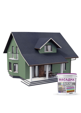 Фасадна фарба акрил-латексна 4020-G30Y 3 л SkyLine (289369574)