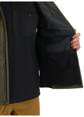 Комбінована демісезонна куртка fall run hybrid hoody loden Simms