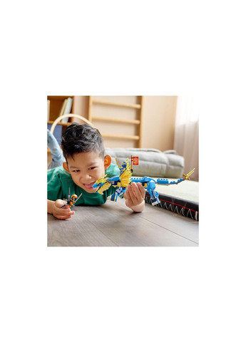 NINJAGO Дракон бурі Джея EVO 140 деталей (71760) Lego (304055371)