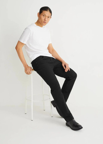 Черные демисезонные джинсы regular C&A