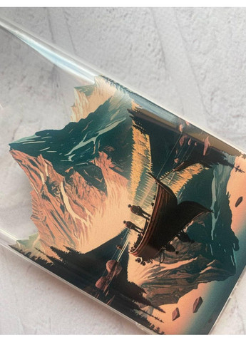 Чехол с утолщенными углами на Samsung Galaxy A24 (A245) 4G:: Лодка. Пейзаж (принт 246) Creative (360672598)