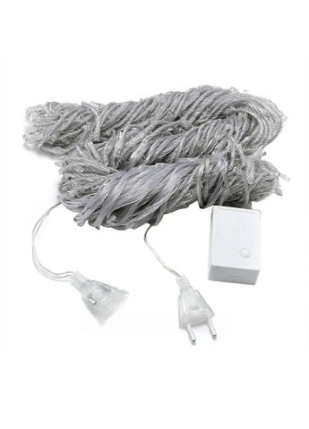 Светодиодная гирлянда на окно с работой от сети контроллером соединением гирлянд 3х2м 192 LED (478679-Prob) Желтая Unbranded (308289990)