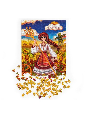 Пазл (DT500-08) De.tail Україночка з тризубом 500 елементів (366160813)