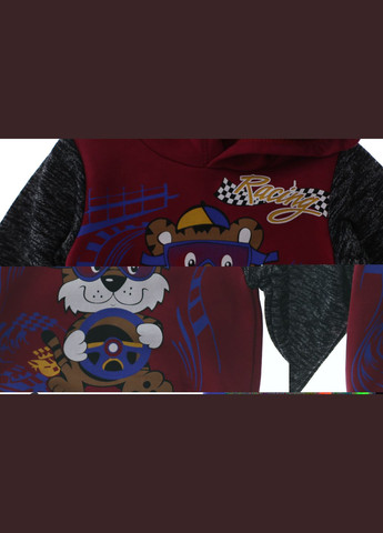 Костюм на флісі для хлопчика трикотажний Тигр червоний 86 см (37412) Yuvaci (296193225)