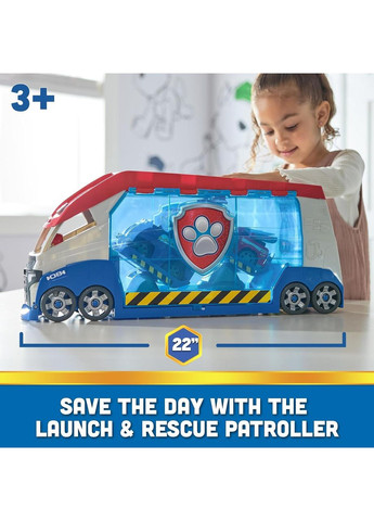 Щенячий патруль Патрулевоз трансформер із фігуркою Райдера зі світлом і звуками Paw Patrol Spin Master (365251743)