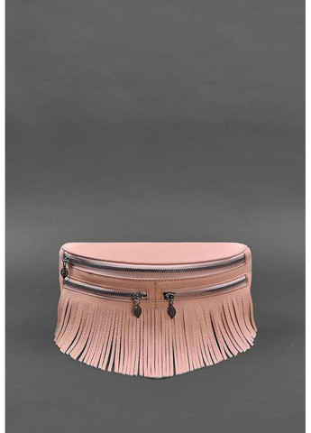 Шкіряна жіноча сумка на пояс Spirit рожева BlankNote поясна сумка (348359144)