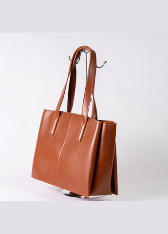 Сумка жіноча Шопер функціональна коричнева з екошкіри NIUNIU (331111646)