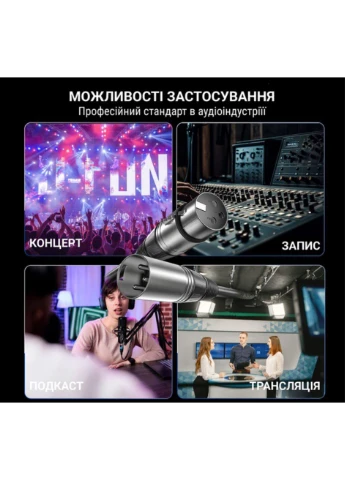 Микрофонный кабель XLR Male — XLR Female Fifine L-9 3м Cordial (385408571)