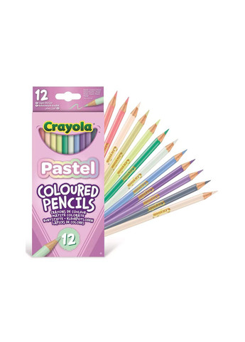 Набор пастельных цветных карандашей цвет разноцветный ЦБ-00249907 Crayola (292630227)