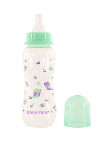 Пляшечка для годування з силіконовою соскою колір різнокольоровий ЦБ-00193763 Baby Team (292706630)