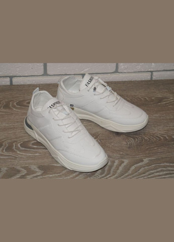 Білі Осінні кросівки підліткові білі Fashion