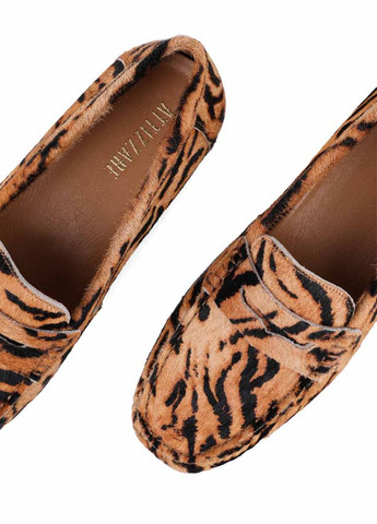 Комбинированные женские мокасины 1996-2402 разноцветный пони Attizzare