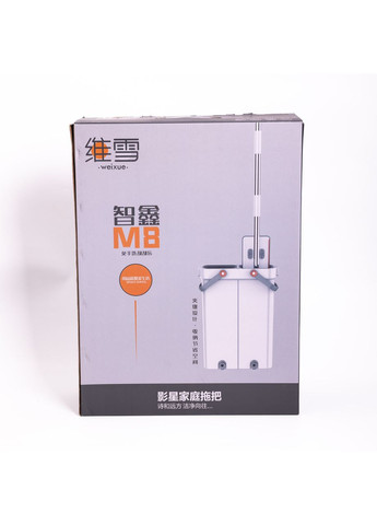 Швабра с ведром для мытья пола с отжимом, плоская насадка из микрофибры, набор для уборки дома HP-35015-18 (A-035238) Household (372992249)