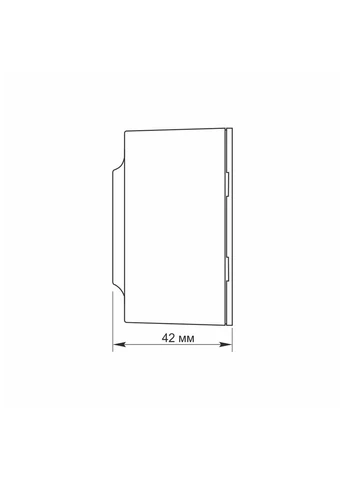 Розетка BINERA IP20 наружная 1ая с заземлением белая (VF-BNS21G-W) Videx (391123591)