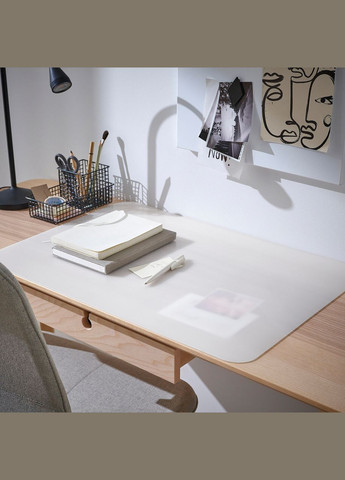 Підкладка на стіл Ö білий прозорий 6545 см IKEA (272150597)