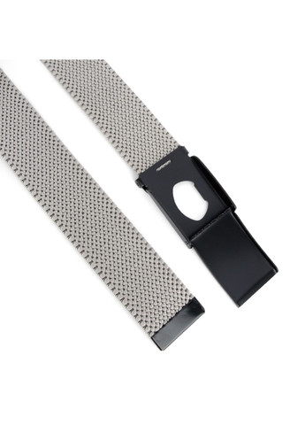 Ремень-резинка мужской на зажиме PS-40023 (115 см) светло-серый плетеный Puos (344562092)