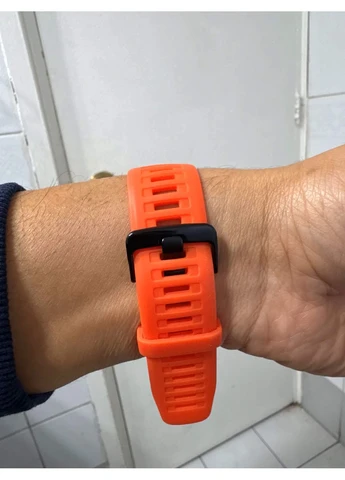 Силіконовий ремінець SmartEra для Garmin Instinct 2 / Instinct - 22 мм, Yellow No Brand 268417 (397034821)