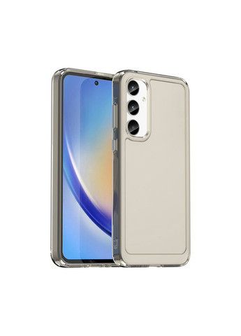 Чохол Clear для Samsung Galaxy A55 5G A556B Grey Lenuo (361903126)