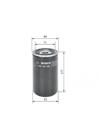 Фільтр топл. (вир-во ) 1 457 434 180 Bosch (366118518)