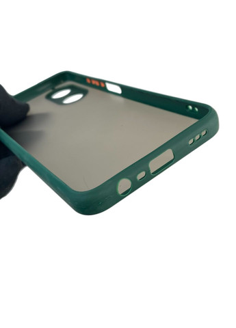 Чехол для телефона A17 с высокими бортами с защитой камеры на оппо а17 темно-зеленый Oppo (366390783)
