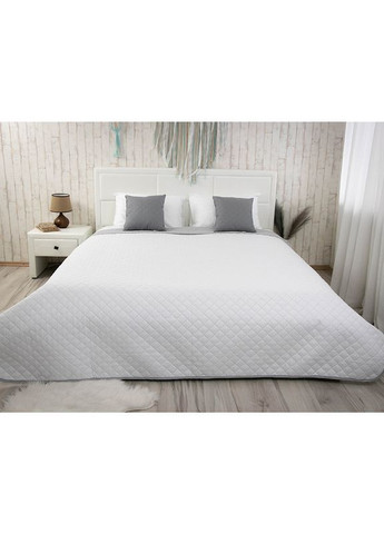 Покривало двостороннє 220x240 см - White Grey білий/сірий (21139) Руно (344449797)