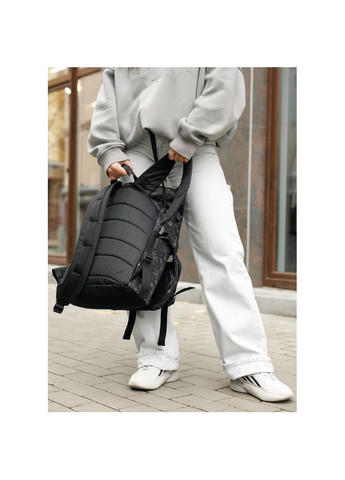 Жіночий рюкзак ролл RollTop KZN принт Sambag (329692818)