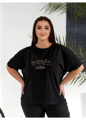 Жіночий костюм брюки+футболка Fashion (382029077)