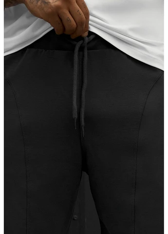 Чоловічі шорти стаф темносірі трикотажні базові tru dark gray Seli Staff (402342254)