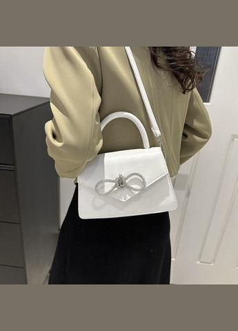 Женская классическая сумка кросс-боди через плечо белая No Brand (290665277)