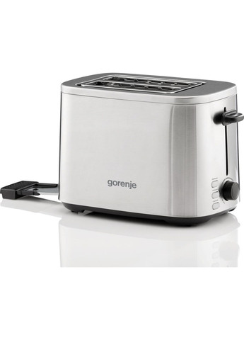 Тостер 800Вт, підігрів, розморожування, пластик, сріблястий Gorenje (315436162)