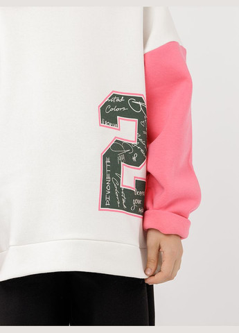 Divonette світшот для дівчинки колір молочний cb-00229865 молочний футер