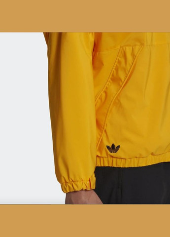 Жовта чоловіча куртка adidas padded stripes puffer jacket - collegiate gold