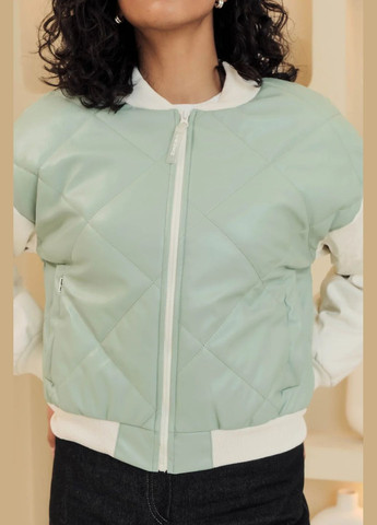 М'ятна демісезонна бомбер Seventeen