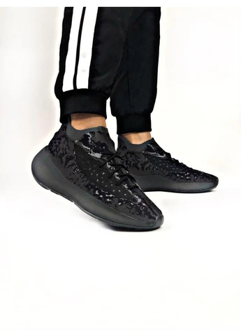 Чорні літні кросівки adidas yeezy boost 380 alien black адідас ізі буст No Brand