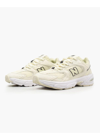 Бежевые демисезонные кроссовки мужские new balance 530 beige white нью беланс 530 No Brand