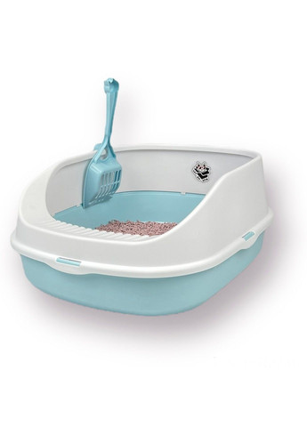Лоток (туалет) для котів з лопаткою 48х38х20 см CAT IN BOX (301425544)