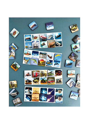 Настольная развивающая игра "Виды транспорта" (ПСФ109) PSF109 комодик-сортер Ubumblebees (302010278)