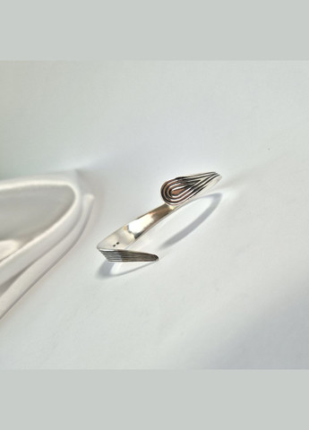 Срібний браслет без каменів Інарі 18 см срібло 925 проби Чорнене 40204 14.25г Nobrand (363969374)