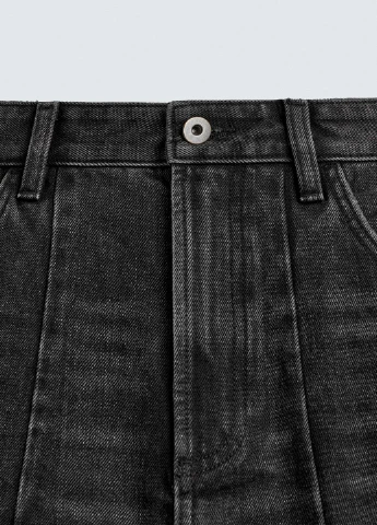 Черные демисезонные брюки Zara
