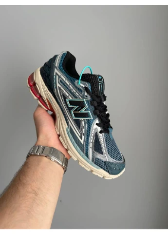 Синие демисезонные кроссовки мужские New Balance 1906R Blue Black Orange | Нью Баланс 1917