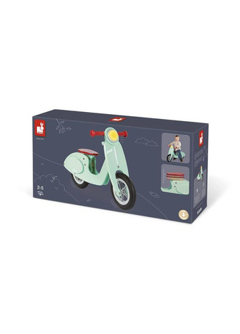 Беговел Ретро скутер, деревянный J03243 Janod (361267608)