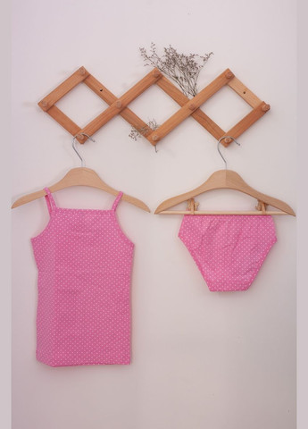 Рожева комплект для дівчинки майка+трусики Ozkan