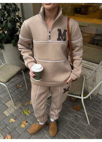 Женский спортивный костюм на флисе, турецкая тринитка, размер (арт. 588LUB) No Brand (370618837)