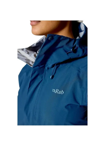 Синяя демисезонная куртка firewall jacket wmn Rab
