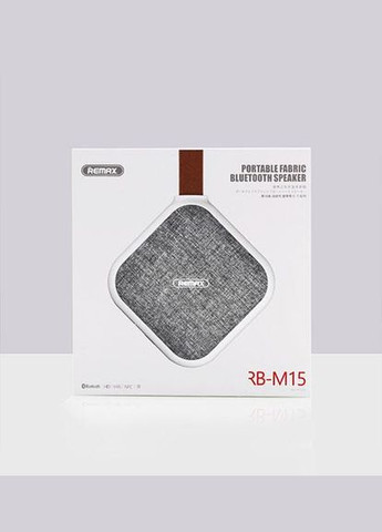 Портативна беспроводная акустика RB-M15 IPX5 Блютуз V4.1 3W батарея 500mAh, 3.7 V снабжена функцией NFC Remax (340935502)