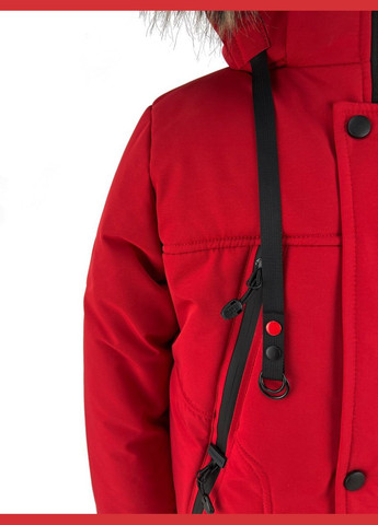 Красная зимняя джаспер No Brand