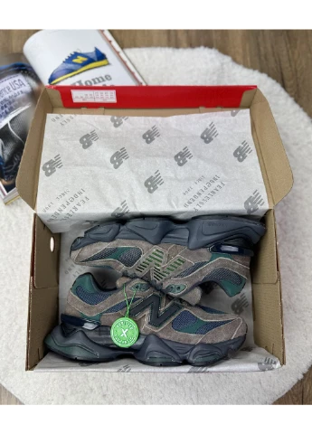 КРОССОВКИ ЖЕНСКИЕ NEW BALANCE 9060 BEEF AND BROCCOL BROWN BLACK НЬЮ БЕЛАНС 9060 ЧЕРНЫЕ No Brand чёрные демисезоны (391018443)