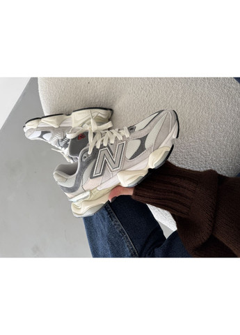 КРОССОВКИ ЖЕНСКИЕ NEW BALANCE 9060 GREYL-0151 НЬЮ БЕЛАНС 9060 No Brand серые демисезоны (367167543)